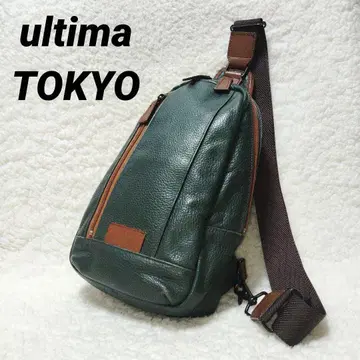 ultima TOKYO 울티마 바디백 남성용 그린 일본제