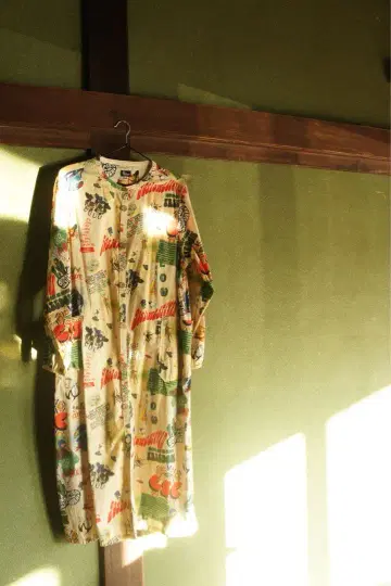 go slow caravan 그래픽 프린트 원피스