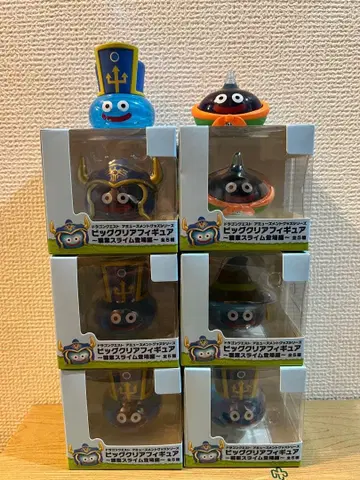 드래곤 퀘스트 클리어 피규어 6체 세트 직업 슬라임 등장편 덤 2개 포함