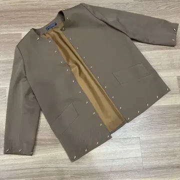 노카라 자켓 카멜