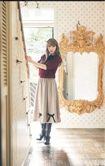 메종 드 플뢰르 카논 canone 그 한 걸음 지키는 롱 부츠