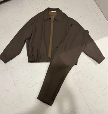 WYM LIDNM 셋업 블루종 팬츠 브라운 L 사이즈