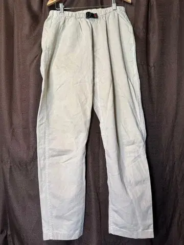 그라미치 크림색 클라이밍 팬츠 사이드 포켓 포함
