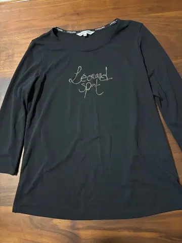 LEONARD SPORT 블랙 T셔츠 40