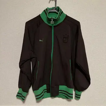 PUMA 트랙 자켓 저지 브라운 그린