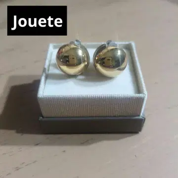 Jouete 쥬에테 골드와 실버의 반구형 귀찌