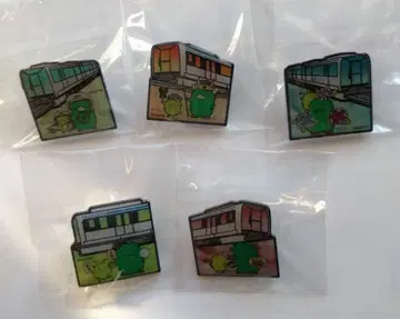 2025 봄바람 가을 컬러 리니모 워킹 핀 배지 모리콜로 5종 20제