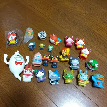 요괴워치 묶음 판매 손가락 인형, 피규어 23점