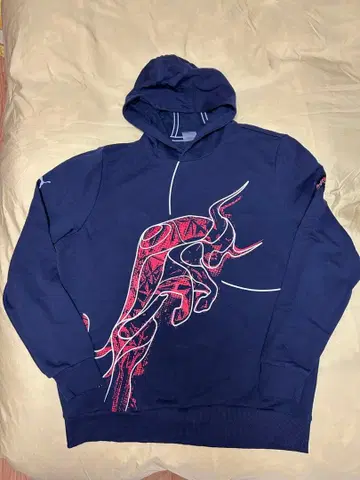 레드불 Red Bull 후드 부착 후드티 네이비 후디