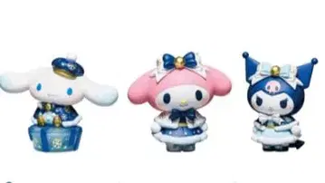 산리오 해피 복권 마이멜로디 시나모롤 쿠로미 피규어 세트