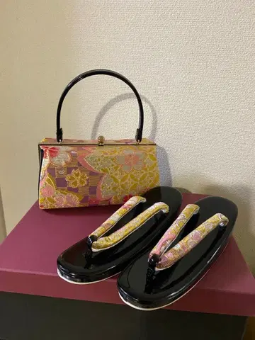 미사용 조리백 세트 오비지 성인식 결혼식 후리소데 졸업식 하카마