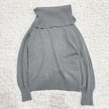 Spick and Span 오프숄더 니트 풀오버 그레이