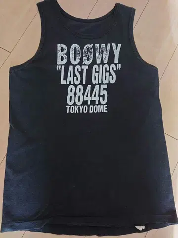 BOOWY LAST GIGS 탱크탑 블랙 당시 물품