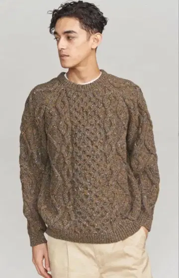 BEAUTY&YOUTH 유나이티드 애로우즈 도네갈 아란 니트