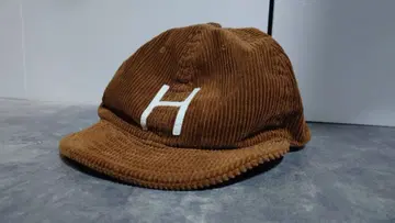 H유닛 H.UNIT 코듀로이 캡 브라운