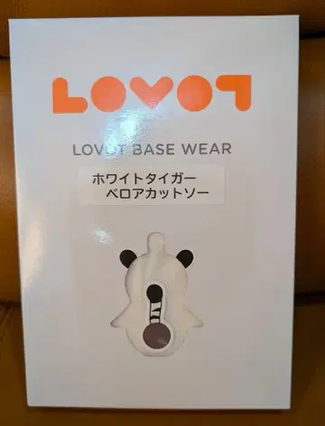 [ 새상품 ] LOVOT 베이스웨어 화이트 타이거 벨로아 티셔츠 라보트