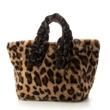 Bridget Birkin 레오파드 무늬 퍼 토트백