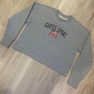 GUESS SPORT 그레이 트레이닝복 맨투맨