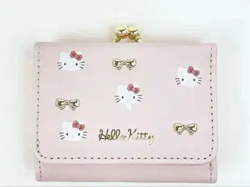산리오 헬로키티 컴팩트 지갑 핑크 Sanrio 지갑
