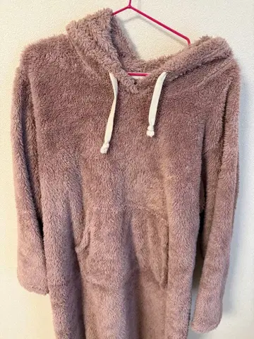 후드 부착 룸웨어 4L 옅은 핑크