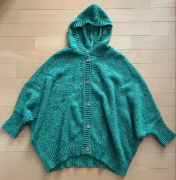 PAR ICI 니트 가디건 판초 돌먼 슬리브 팰리시