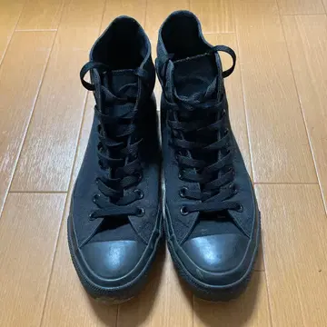 CONVERSE 블랙 하이컷 스니커즈 27.5cm