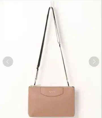 agnes.b 아네스베 베이지 숄더백