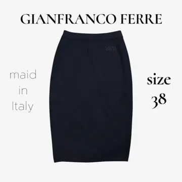 이탈리아제 GIANFRANCO FERRE 울 타이트 스커트 여성용