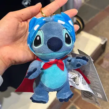 홍콩 디즈니 스티치 마스코트 히어로 스타일 키링