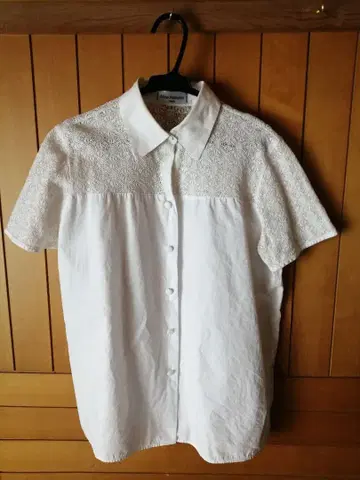 Anne Fontaine 반팔 셔츠 블라우스