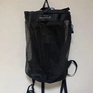 몽벨 메쉬 백팩 블랙