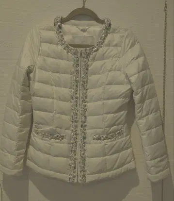 Rady 비쥬 디자인 다운 자켓 화이트 프리 사이즈