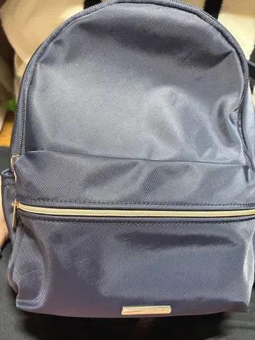 네이비 나일론 백팩