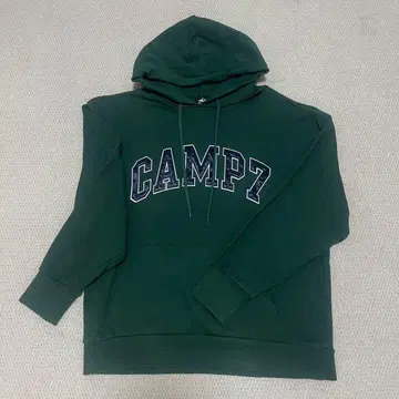 CAMP7 후드 부착 후드티 L 다크 그린