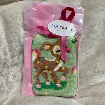 러브리 바이 페이러 툰툰 밤비노 키&카드 파우치