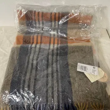 100% 울 스트라이프 머플러 M