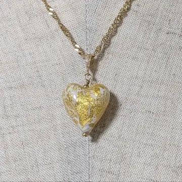 베네치안 유리 체인 목걸이