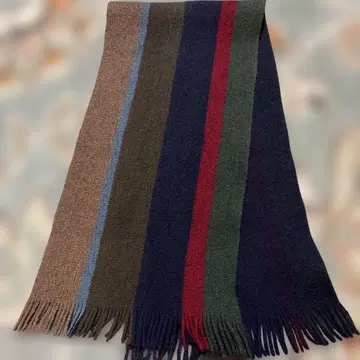멀티 컬러 스트라이프 머플러