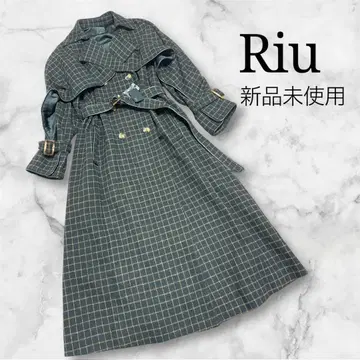 [ 미사용 새상품 ] Riu 리우 윈드페인 엄브렐라 트렌치코트 R짱