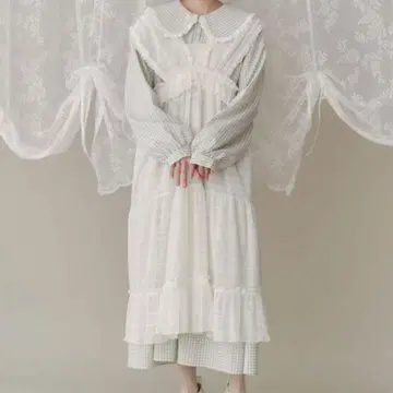 [ merry jenny ] 튤 프릴 레이어드 원피스