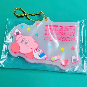 미개봉 새상품 별의 커비 x 로손 25주년 기념 한정판 러버 키링 세트