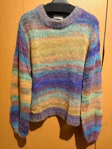 [ BEAUTY&YOUTH ] 멀티 컬러 긴팔 니트/프리 사이즈