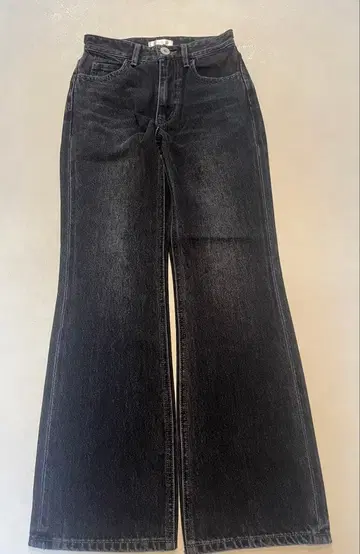 rienda Shapely Make 저스트 허리 데님 팬츠