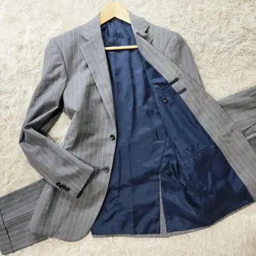 새상품급 James Anderson 셋업 그레이 핀스트라이프 A6 상당