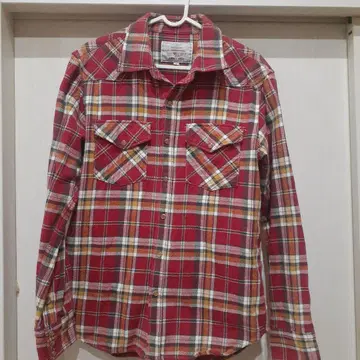 AVIREX U.S.A. 레드 체크 셔츠 M 사이즈