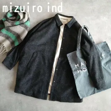 미즈이로 인드 돌먼 와이드 코트 코쿤 코트