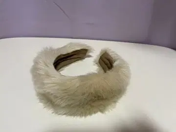 Jane Marple 퍼 머리띠 아이보리 제인 마플