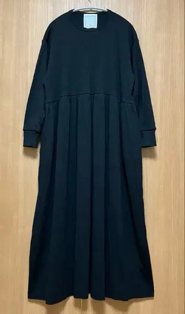 Beardsley 리브 개더 롱 원피스