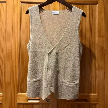 Settefili Cashmere 니트 베스트 이탈리아제 알파카