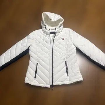 TOMMY HILFIGER 화이트 다운 자켓